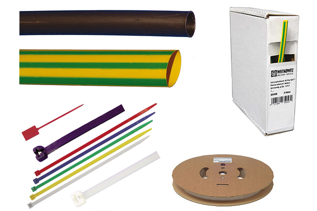 Kabelové pásky a smršťovací hadice Ikuma